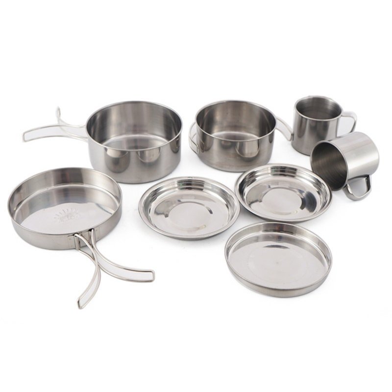 8 - Piece Stainless Steel Cookware Set