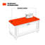 Banc rembourré blanc-1709376131