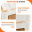 Bacs de rangement empilables en plastique avec couvercles-2128069851
