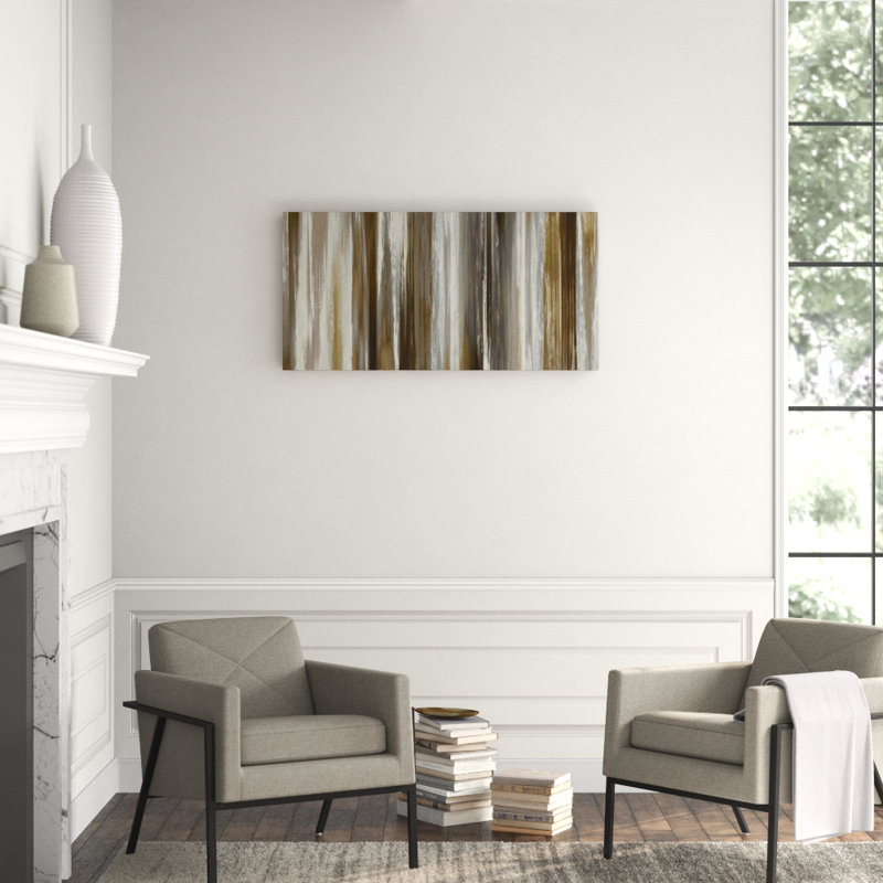 Running Color I Print by Blakely Bering, Image Brush Gel, 24" H x 48" W x 1.5" D