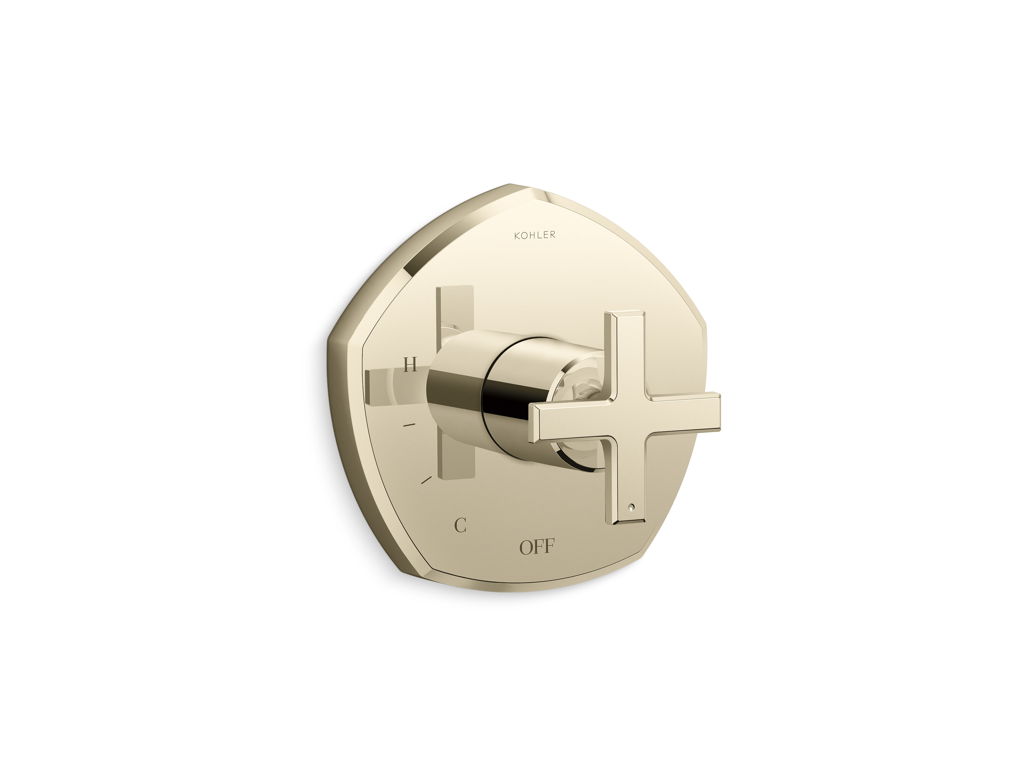 Kohler Occasion Rite-Temp Pressure-Balancing Valve Trim with Cross ...