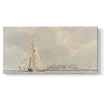 Nautical Series-CDXLVII- Toile tendue avec châssis tendue, prête à être accrochée