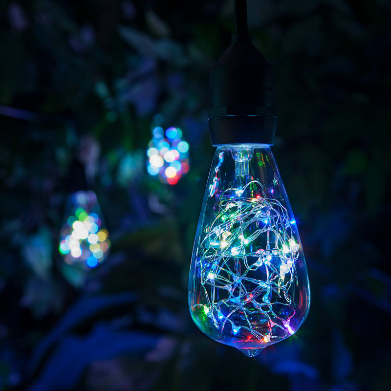Multi-Color LED Fairy String Light Bulb with E26 Base