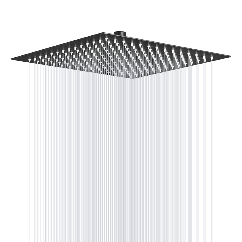 Pomme de douche à pluie, Matte Black
