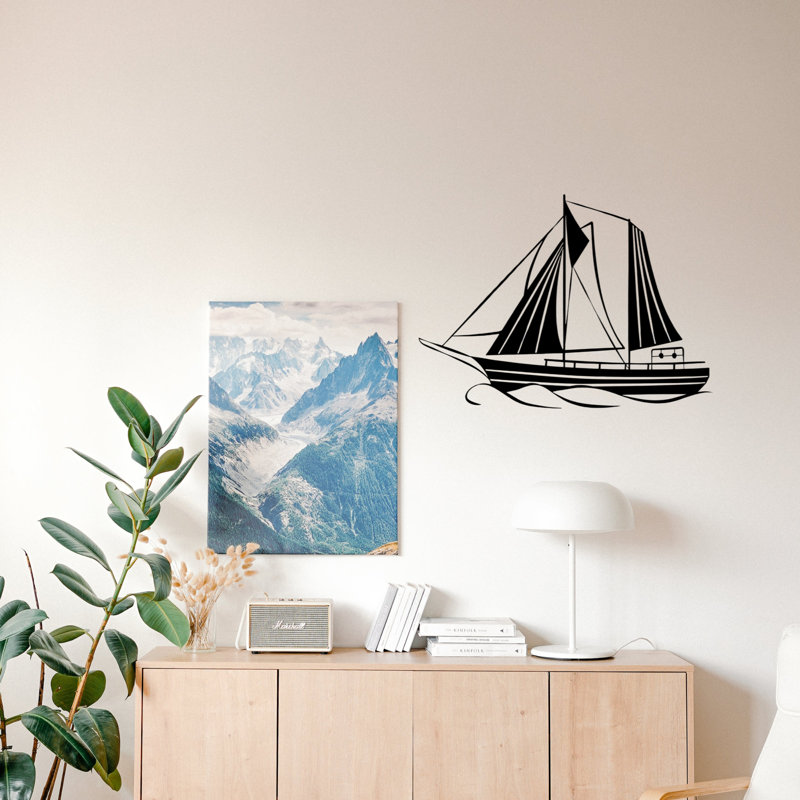 Sailboat Metal Wall Décor