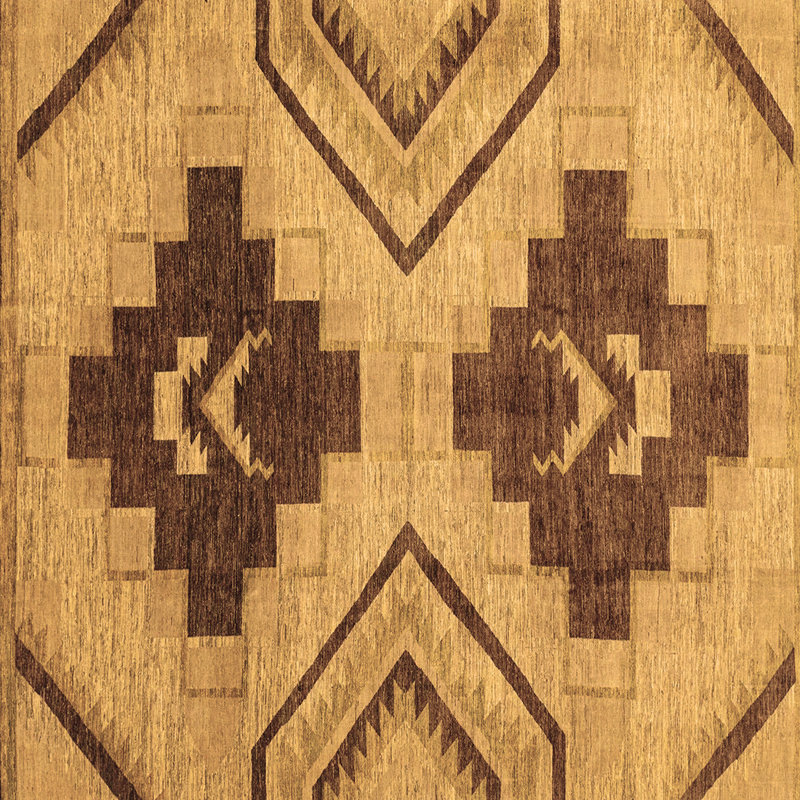 Keondric Southwestern Indoor Rug, Square 3'