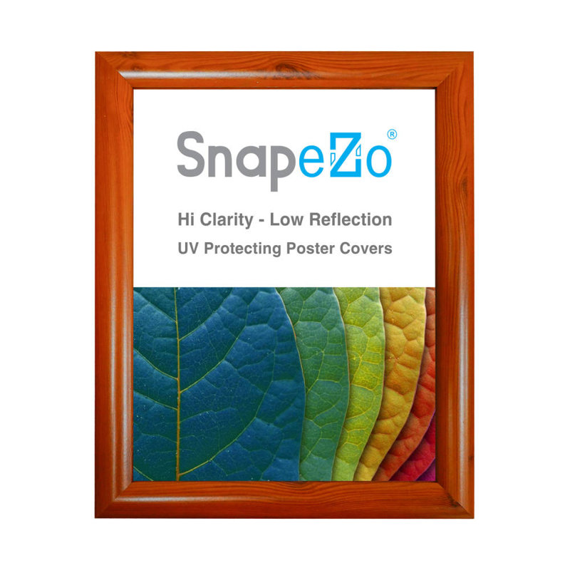 Cadre en aluminium Snapezo Snap Frame, 5 po x 7 po, Bois