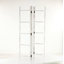 Échelle à 3 tablettes en bois blanc 48 po x 2 po x 71 po