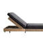 Chaise longue d'extérieur inclinable