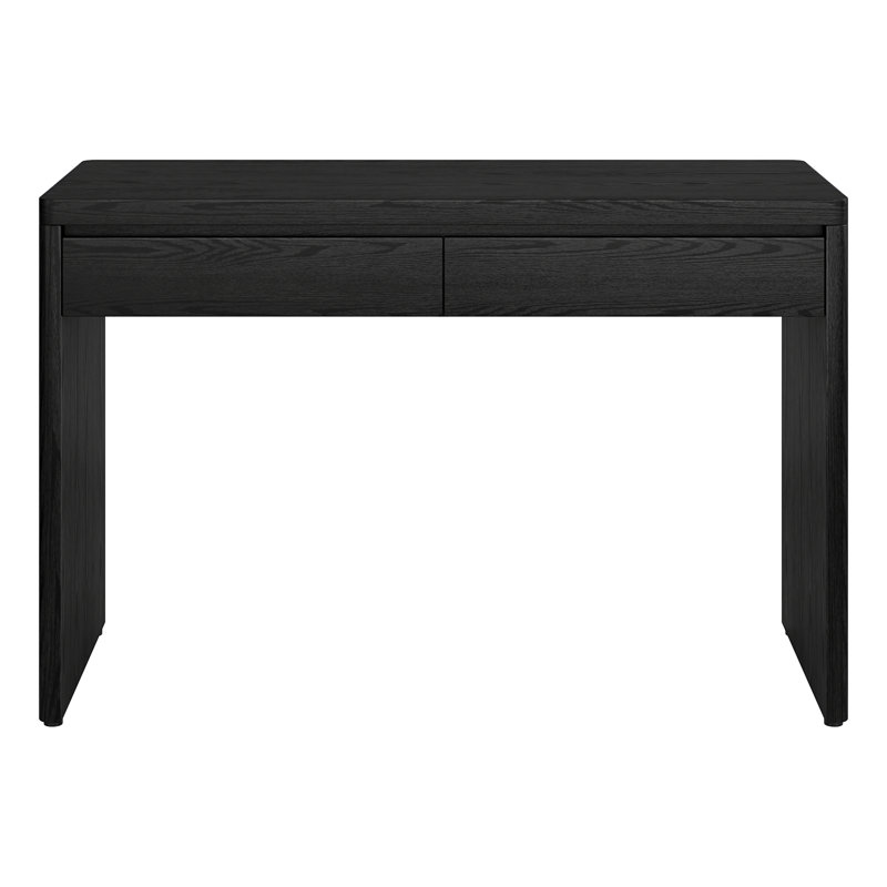 Deroche 48'' Wide Rectangular Desk, Black