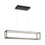 Cassundra 4 - Light Black LED Kitchen Island Pendant