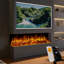 Evolution Fires Advance Series 1500mm Electric Fireplace | Built-In Wall Fire with LED Flames | App & Alexa Control | 1kW/2kW Heat Output | TV Media Wall Ready