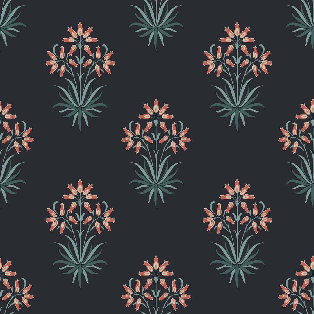 William Morris Hyacinth Flower Forest Wallpaper