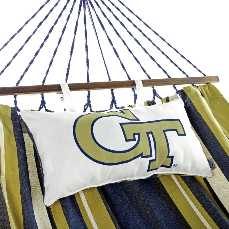 Hamac Georgia Tech Yellow Jackets avec logo GT entrelacé, de couleur or et marine