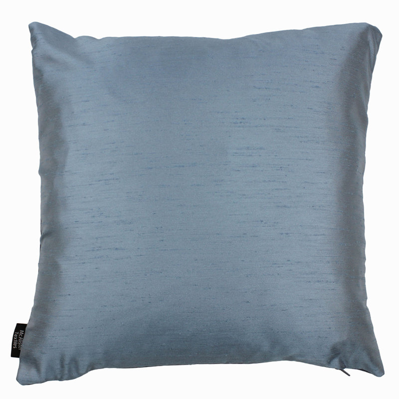 Bloxom Square Throw Cushion, 43 x 43cm, Navy/Wedgewood