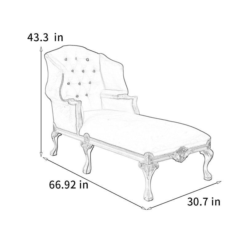Chaise courbée élégante et confortable