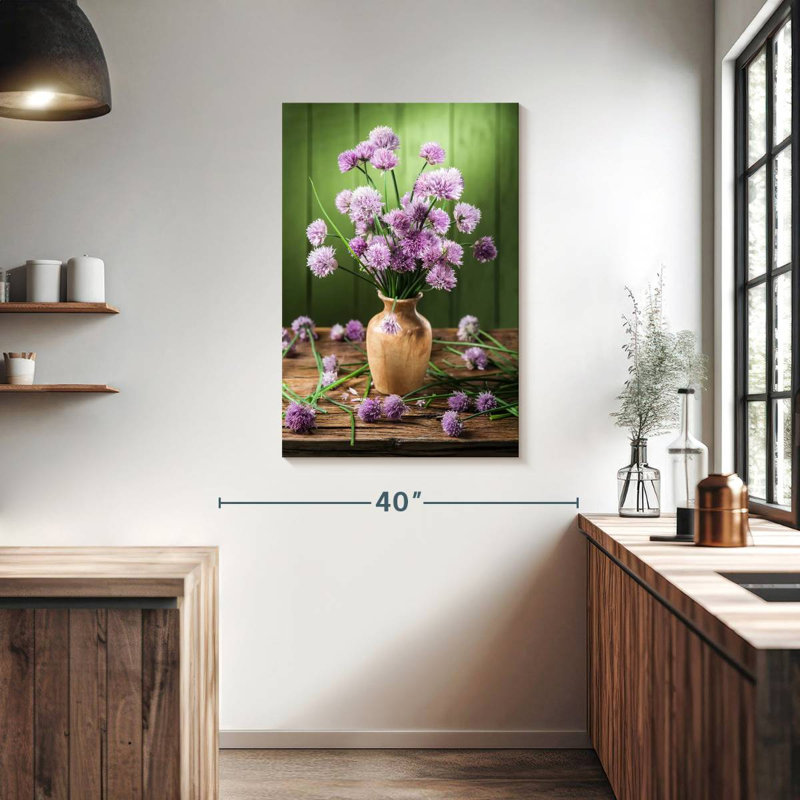 Harnek Blossoming Chives, 39" H x 26" W