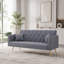 Canapé-lit 71 po en velours convertible gris-1591411072