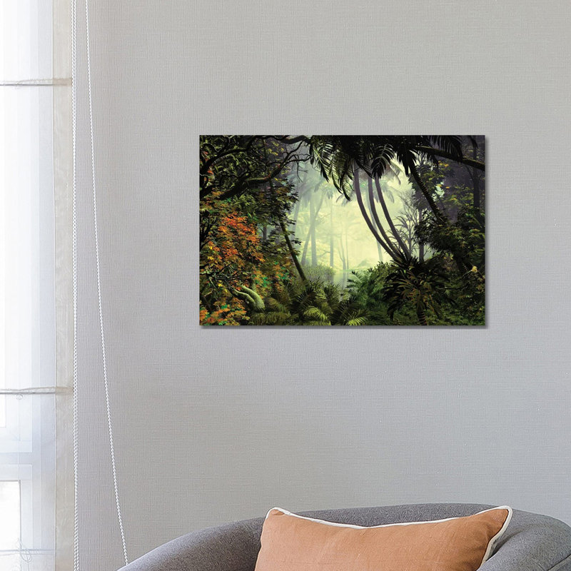 Exciting Jungle by Angel Estevez - Wrapped Canvas Gallery-Wrapped Canvas Giclée, 45.72 cm H x 66.04 cm W