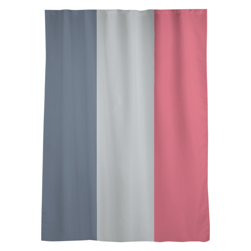 Panneau de rideau simple diaphane avec passe-tringle Stripes, Tennessee Football Navy/Gray/Red