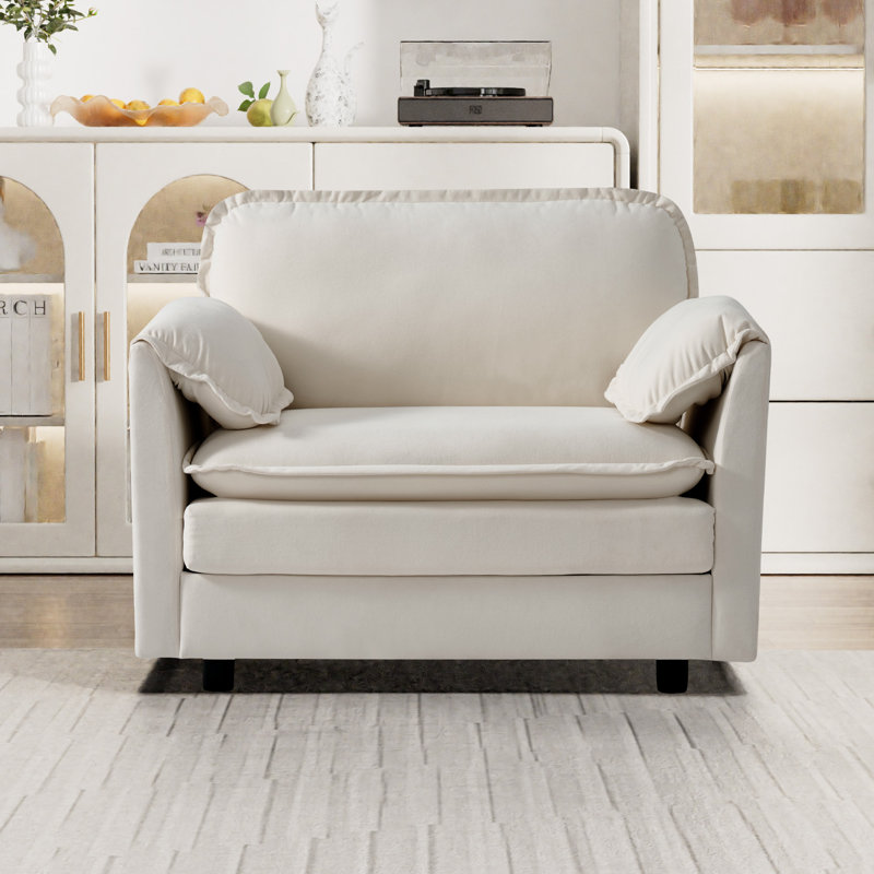 Canapé simple Kariba, Chenille beige