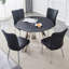 Luxurious Sintered Stone Dining Set with Stylish Chairs for Modern Homes-2081177503