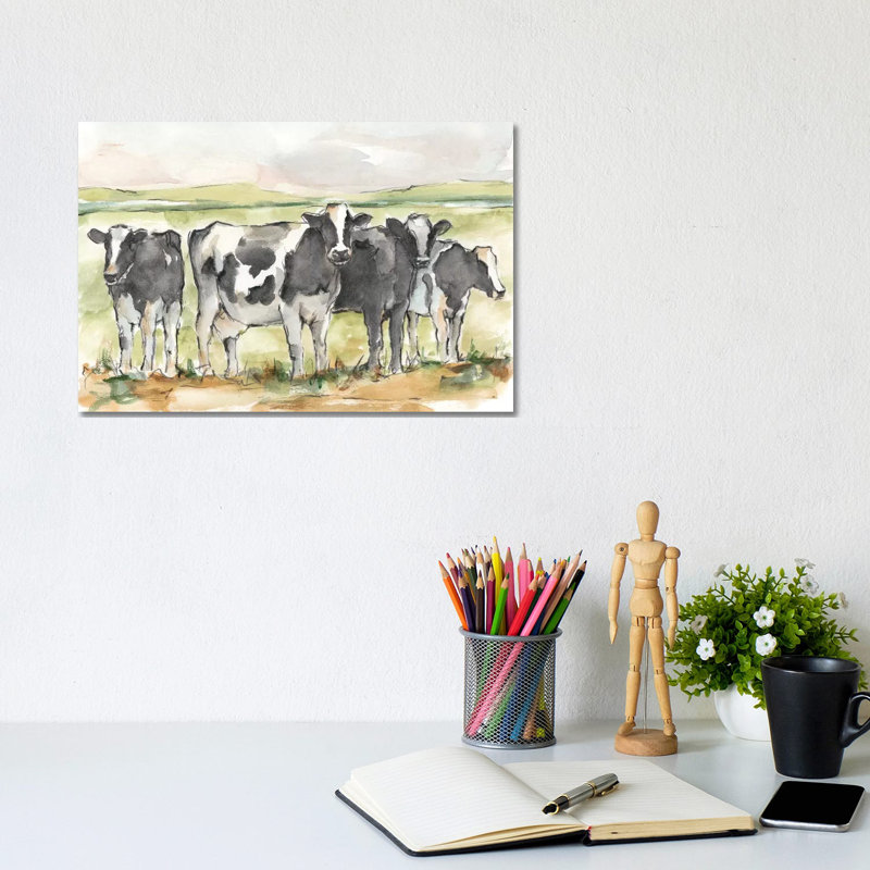 Field Days I by Ethan Harper - Wrapped Canvas Painting, 20.32cm H x 30.48cm W x 1.9cm D