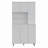 Della 90 Kitchen Pantry, One Drawer, Multiple Cabinets, Two Open Shelvess