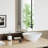 Modern Ceiling Mounted Bathroom Faucet, 63" Single Handle Solid Brass Sink Faucet-61464642