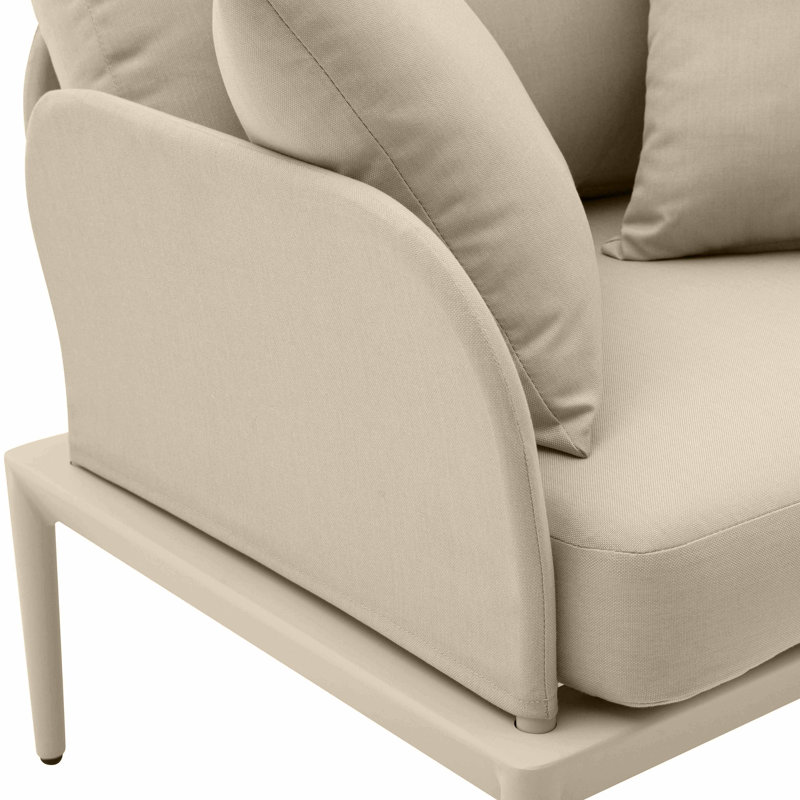Fauteuil Idda, Taupe