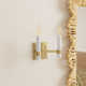 Annabel 2 Light Steel Dimmable Candle Wall Light