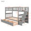 Lit superposé simple avec trois tiroirs Stairway-2129275774