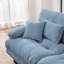 27 Armless Sofa W/1 Pillow - Blue