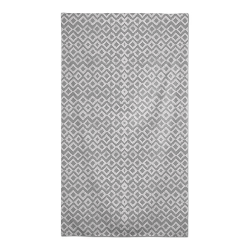 Dorion Geometric Tablecloth, Gray
