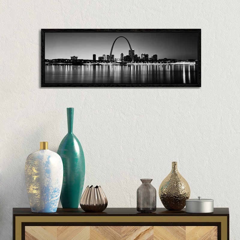 Panoramic Images by Panoramic Images - Floater Frame Panoramic Gallery-Wrapped Canvas Giclée on Canvas, Black
