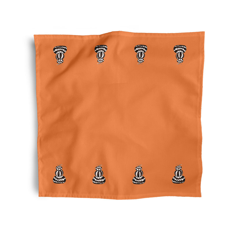 Medota Pumpkin Stack Napkins, Orange
