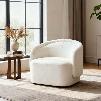 Chaise d'appoint avec design incurvé pour un confort ultime et une esthétique moderne