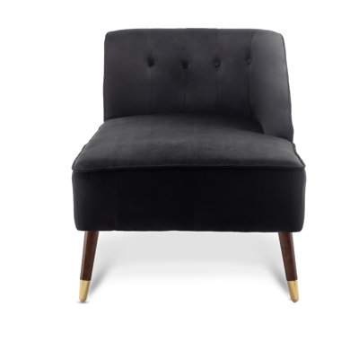 Bert Velvet Chaise Lounge
