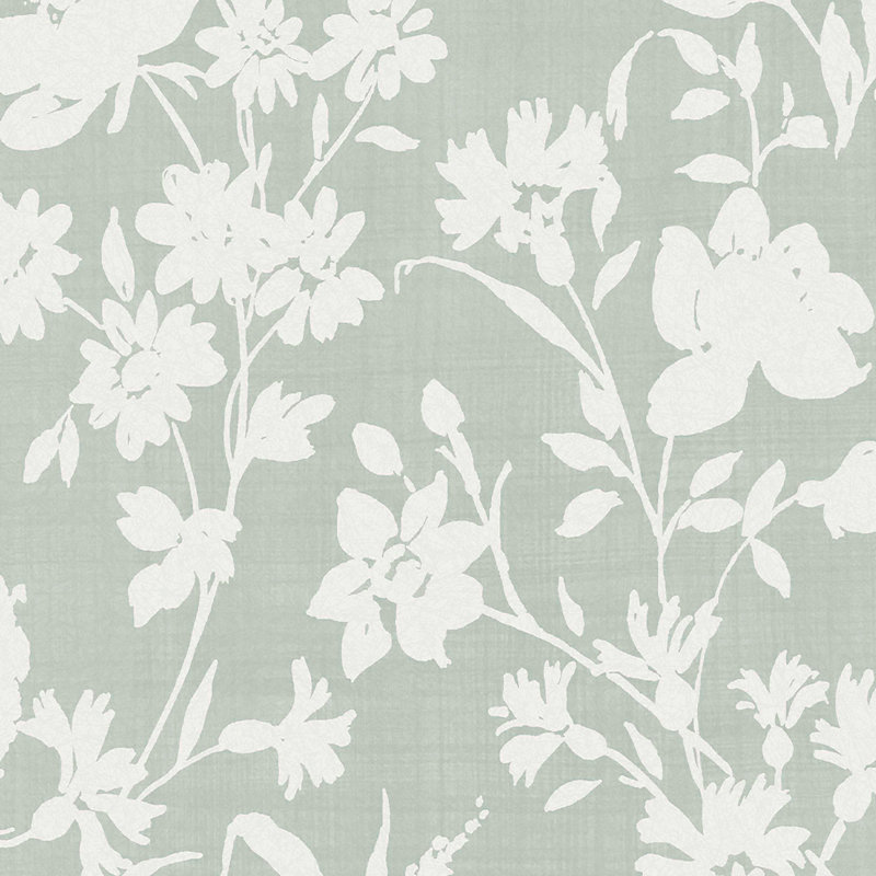 Laura Ashley Rye Wallpaper, Sage Green