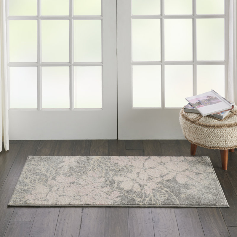 Tapis traditionnel gris Deedra, Rectangle 2 pi x 4 pi