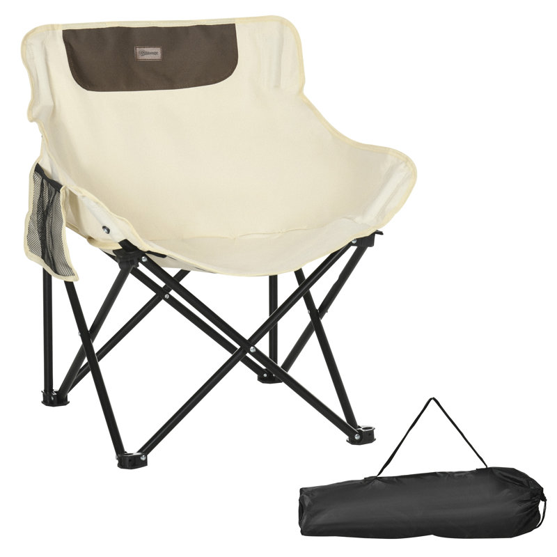 Folding Camping Chair, White