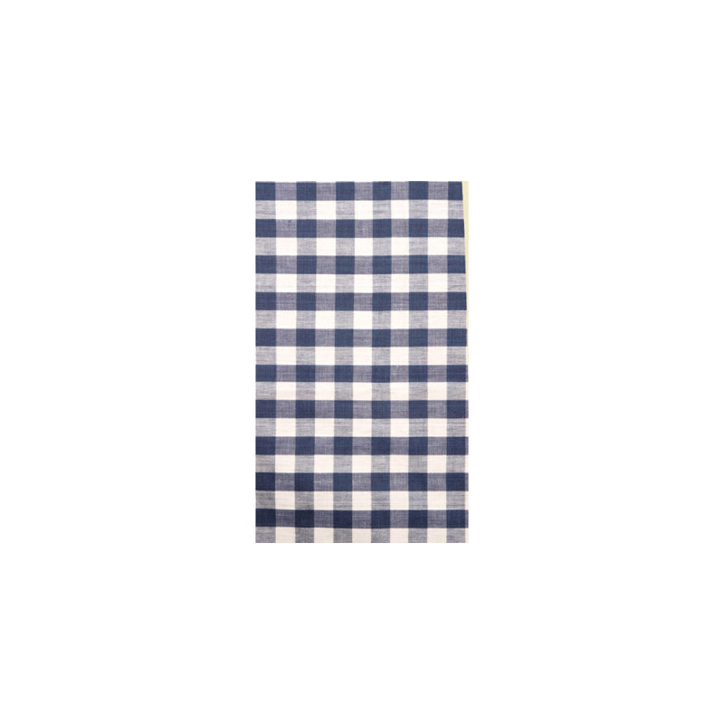 Jarratt Plaid 100% Cotton Tablecloth, Square 52", Blue