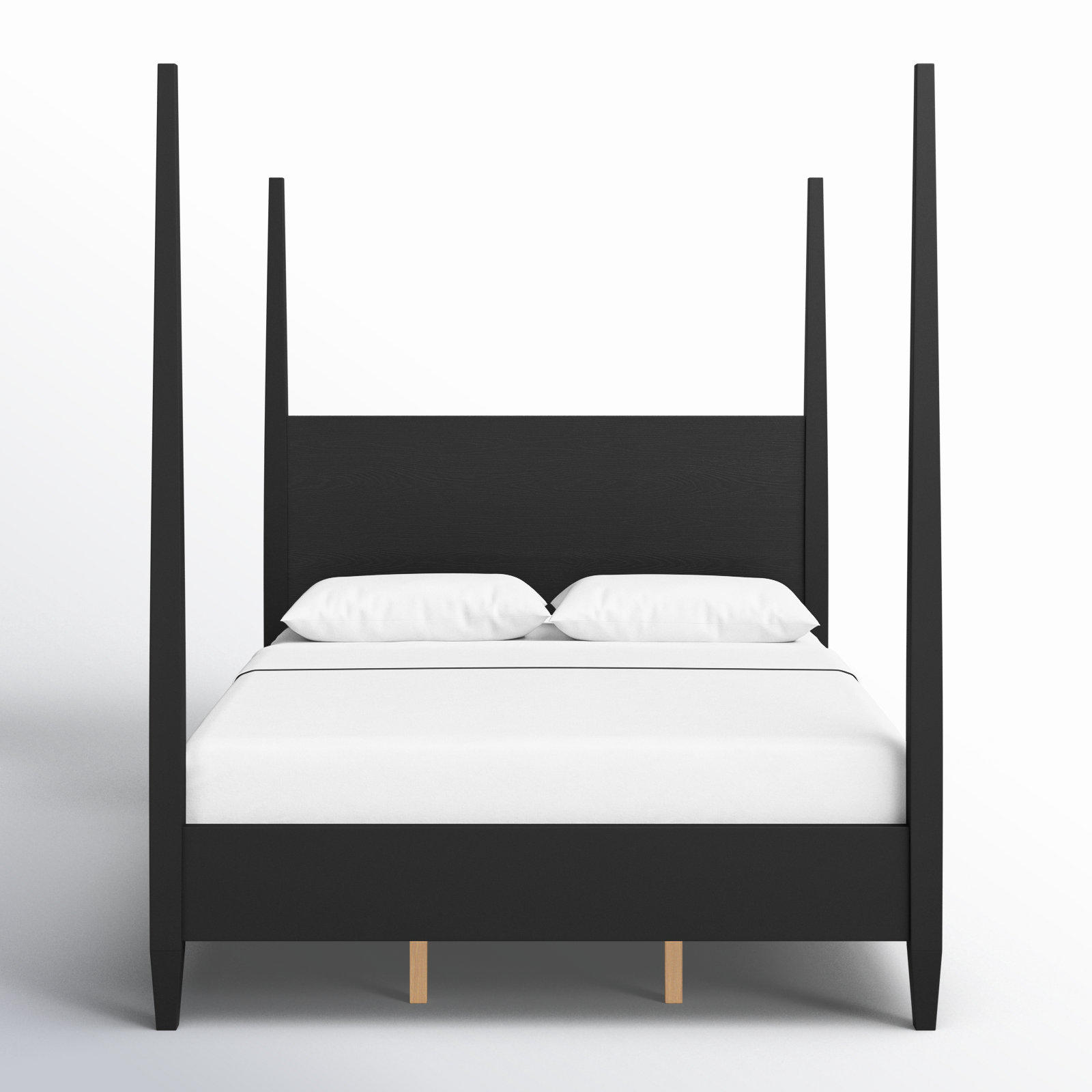 Mya Four Poster Bed, Black, King