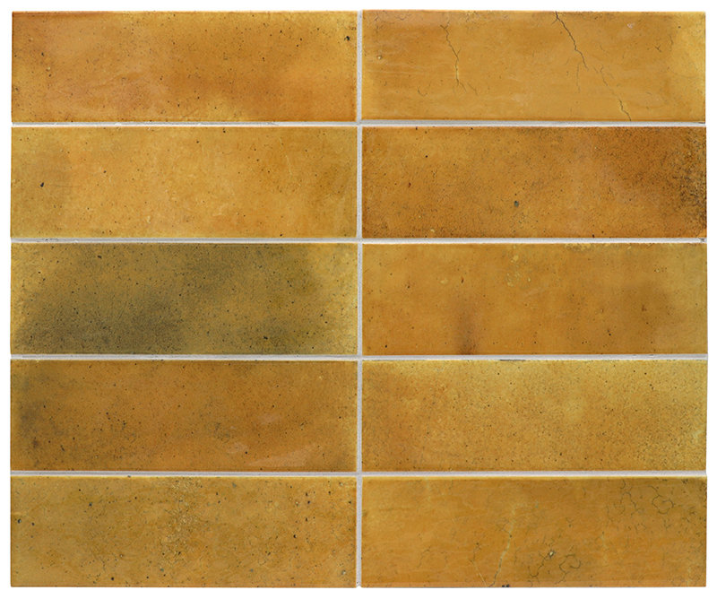 2.58'' W x 7.9'' L Ceramic Subway Singular Tile, Honey Orange