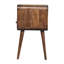 Lindall 30cm W Solid Wood Bedside Table