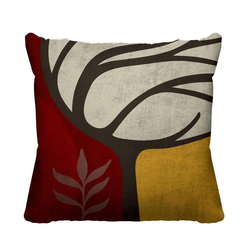 Housse de coussin d'extérieur carré Winston, 19 po x 19 po, Rouge, Carré