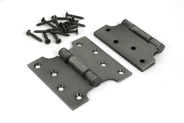 B&Q - Black 4 Inch X 2 Inch X 4 Inch Parliament Hinge (Pair) Ss - Image 5