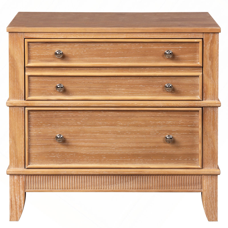 3-Drawer Side Table