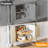 Muya Slide-Out Solid Wood Pull Out Drawer Soft Close Rails With Fixed Base Plate-1390092986