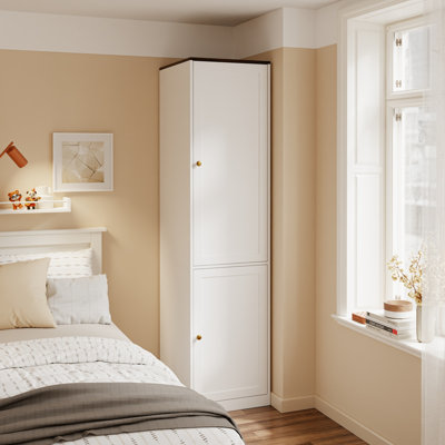 45cm Wide Single Wardrobe with Hanging Rail